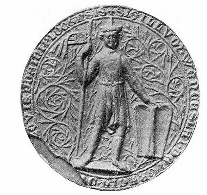 pieczęć Wacława Płockiego zwanego Wańko (1293-1336)
książę płocki od 1313r.
