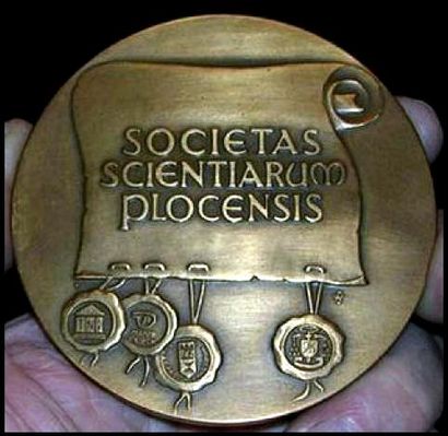 druga strona medalu pamiatkowego "drzwi płockiej katedry"
***
