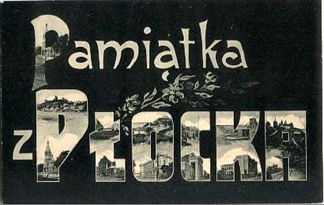 pamiątka z Płocka
stara widokówka
