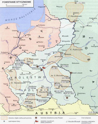 powstanie styczniowe na mapie
***
