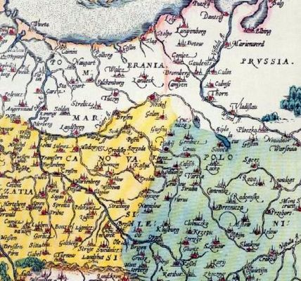 Płock na mapie - 1595r.
współczesny reprint mapy
Słowa kluczowe: Płock mapa 1595r