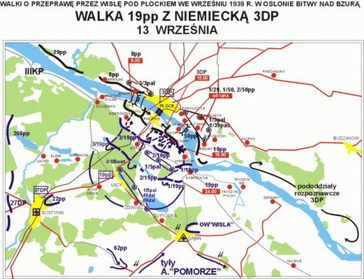 bitwa na Ziemi Płockiej 13.09.1939r.
z artykułu M.Trubasa z "Notatek Płockich" nr 4/193 z 2002r.
