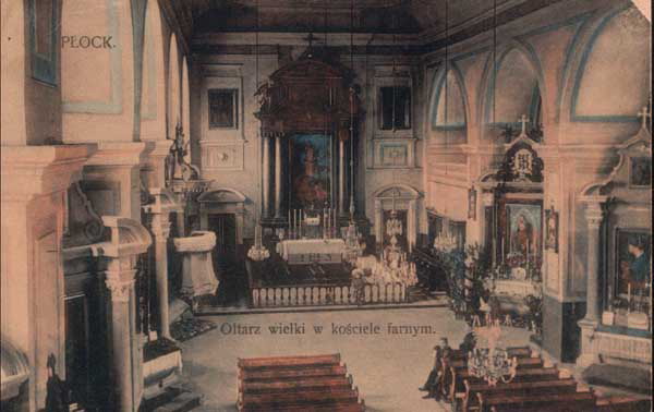 ołtarz wielki w Kościele Farnym
1909r.
