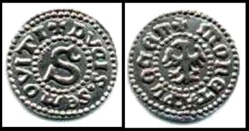 trzeciak Ziemowita IV
trzeciaki Ziemowita IV są ostatnimi znanymi monetami mazowieckimi. Trzeciak ten miał średnicę około 14,1 mm, i ciężar około 0,65g. Awers przedstawia inicjał S ( Siemovitvs ) czyli Ziemowit. Legenda: DUCIS SEMOVITI (księcia Ziemowita). Na rewersie widnieje orzeł oraz legenda: MONETA PLOCAN (moneta Płocka) 
