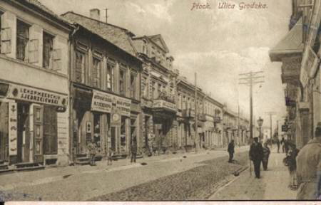 ul. Grodzka   ok. 1910r.
sklepiki żydowskie
