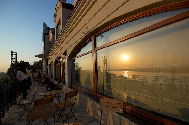 na balkonie Hotelu Tumskiego
