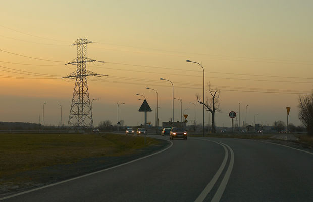 Radziwie - rondo przy nowym moście
