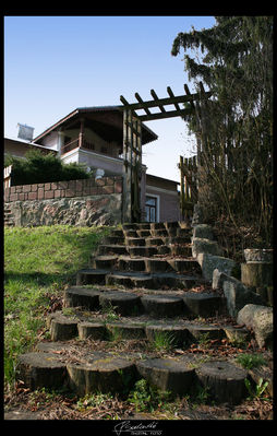 Pałacyk w Gąsewie- schody
