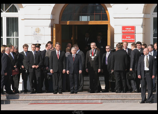 Juszczenko, Kaczyński i Milewski
