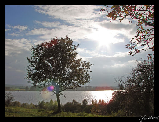 Maszewo wczesną jesienią
Zjazd z ulicy Szpitalnej, widok na Wisłę ( Zabawa światłem )

