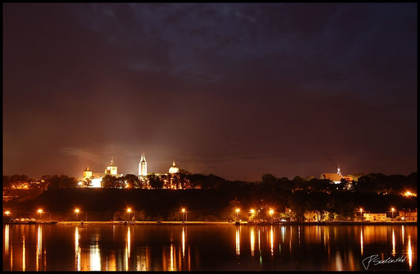 Wieczorny widok na Wzgórze Tumskie
