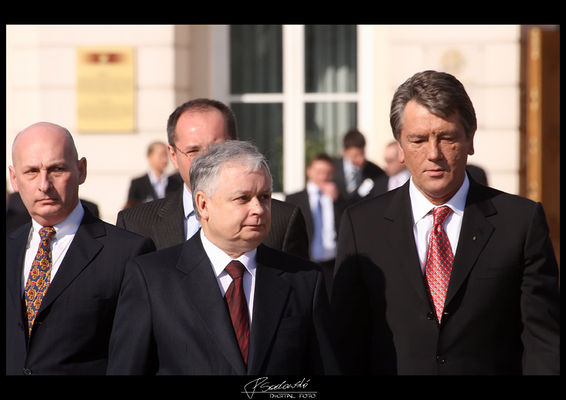 Kaczyński i Juszczenko w Płocku 2
