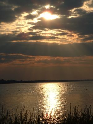 Koniec dnia nad Wisłą
