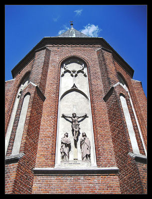 Fragment tylnej części kościoła pw. Św. Jana Chrzciciela
Bielsk
Słowa kluczowe: kościół Bielsk