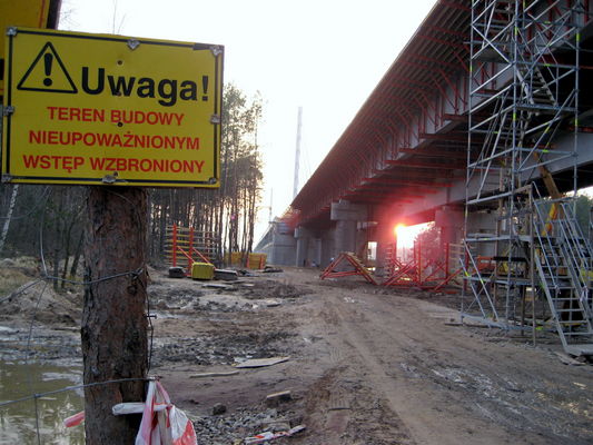 Na budowie estakady
Słowa kluczowe: estakada nowy most