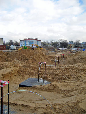 Budowa galerii "Mosty"
Stan na dzień 15.03.2008
Słowa kluczowe: galeria Mosty