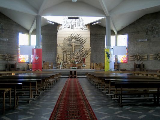 Wnętrze kościoła pw. Św. Stanisława Kostki - "Stanisławówka" - poziom wyższy
