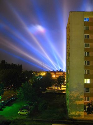 Próba iliuminacji świetlnych - Dni historii Płocka i chemika
os. Tysiąclecia
