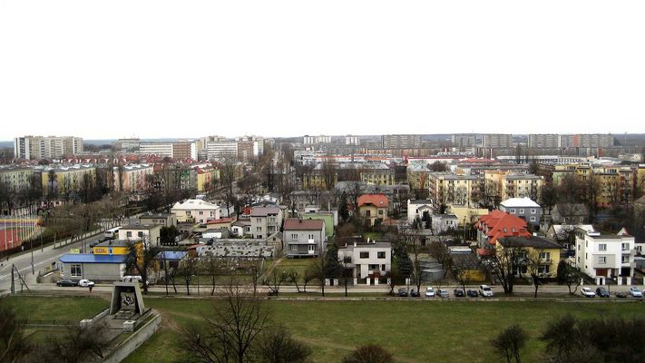 Widok na os. Kochanowskiego, Tysiąclecia i Łukasiewicza (Wielka Płyta)
