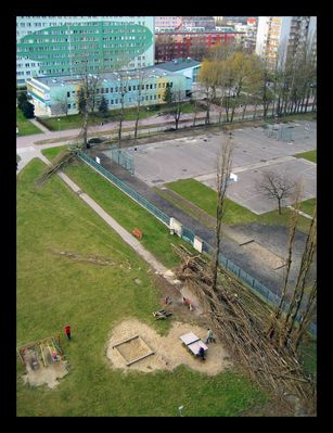 Skutki wichury - 23.02.2008
os. Tysiąclecia - rejon Szkoły Podstawowej nr 16
Słowa kluczowe: os. Tysiąclecia