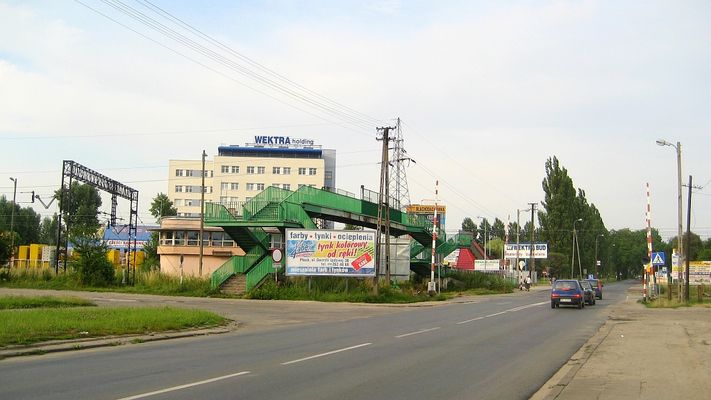 Okolice przejazdu kolejowego na ul. Otolińskiej
