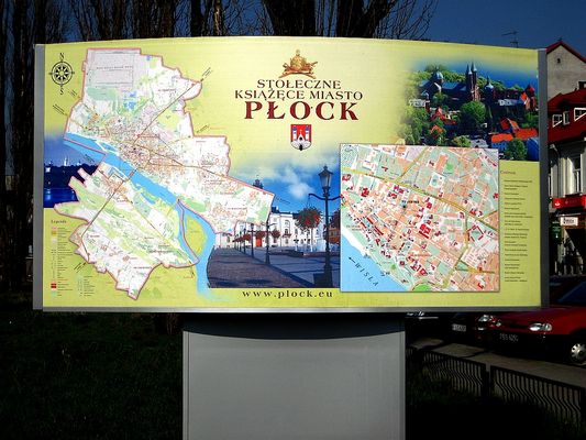 Plan Płocka na Nowym rynku
