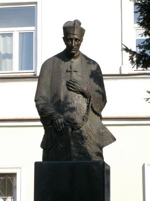 Pomnik - bp. Leon Wetmański (1886 - 1941) - Sufragan Płocki
