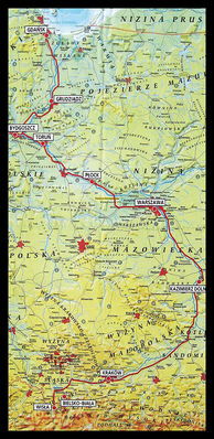 Mapa przyszłej Wiślanej Trasy Rowerowej - wystawa plenerowa pt. "Wisła - ostatnia taka rzeka Europy"
Płock na trasie WTR
Słowa kluczowe: mapa