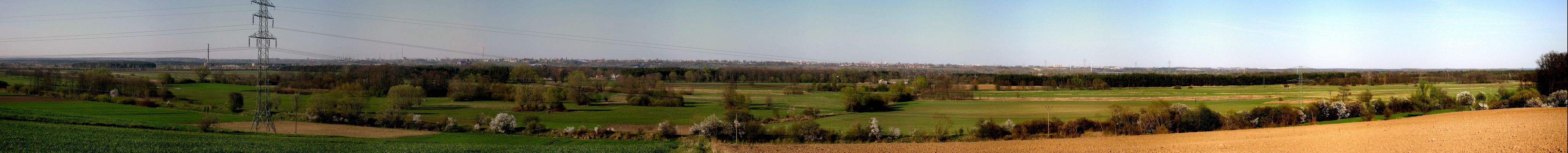 Panorama Płocka i Pradoliny Wisły
Widok od strony Ciechomic
