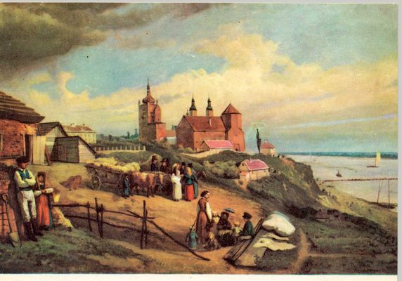 Widok Płocka wg Gersona
Widok Płocka, Wojciech Gerson (1831-1901), olej. blacha, 51 x 79 cm, 1852 r.

Widoki Płocka ze zbiorów Muzeum Mazowieckiego w Płocku, Biuro Wydawnicze "Ruch" Warszawa 1986 r.

Słowa kluczowe: historia malarstwo stary Płock panorama  Muzeum Mazowieckie Gerson