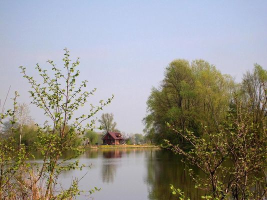 Domek nad jeziorkiem Białobrzegi
