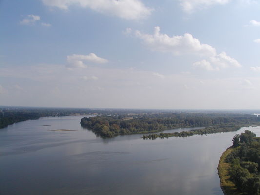 Widok z nowego mostu
