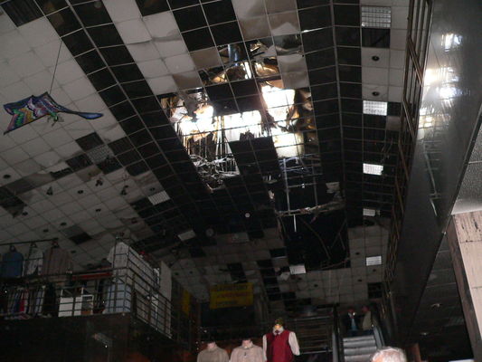 Tiger po pożarze
Dach... po prostu do wymiany...
