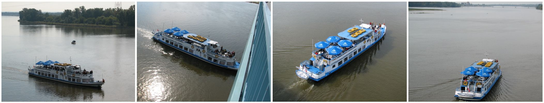 M/S "Rusałka" przepływa pod nowym mostem
Słowa kluczowe: Rusałka Wisła statek spacerowy