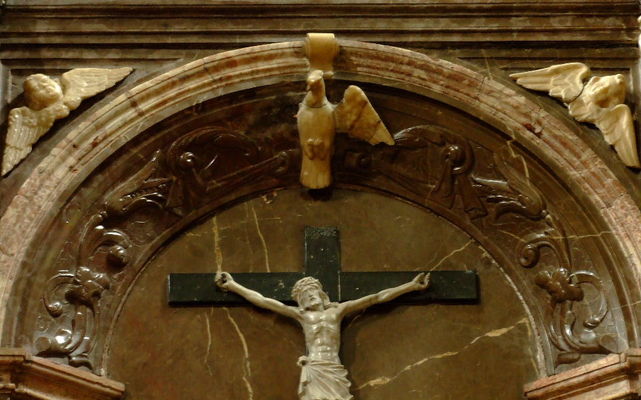 Utrata skrzydła
Fragment bocznego ołtarza 
Katedra
Słowa kluczowe: Katedra