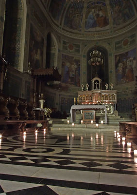 Katedra główny ołtarz
Zdjęcie wykonane po sobotnim koncercie 
Festiwalu Muzyki Jednogłosowej
Słowa kluczowe: katedra