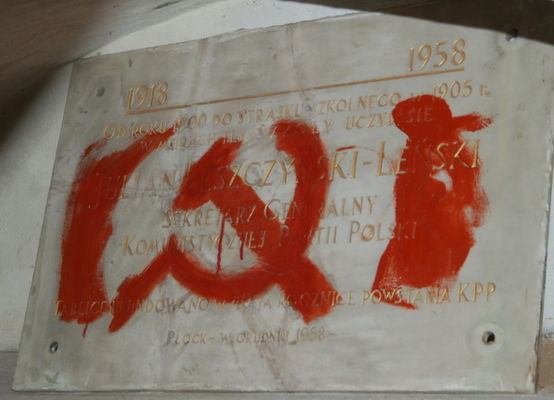 eksponat ze szkolnego muzeum w liceum im. Małachowskiego
