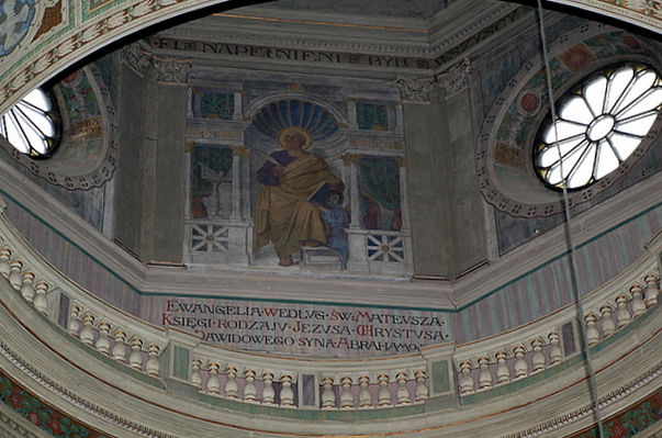 kopuła nad transeptem w katedrze płockiej
