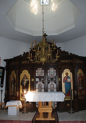 wnętrze kaplicy cmentarnej przy ul. Norbertańskiej
Słowa kluczowe: kaplica cmentarz Norbertańska