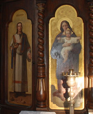 obrazy z ikonostasu w kaplicy cmentarnej przy ul Norbertańskiej
Słowa kluczowe: cmentarz ikona Kiriuszyn