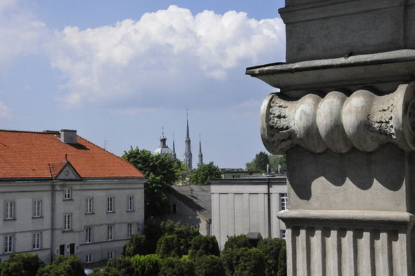 Widok na Kościół Mariawitów z tarasu  seminaryjnego
Słowa kluczowe: seminarium kościół Mariawitów