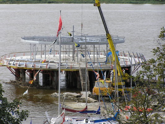 Molo 
Molo w budowie widok z tarasu amfiteatru
Słowa kluczowe: molo 
