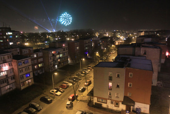 minuta po północy
ulica Skłodowska 2009
