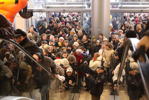 Galeria Wisła 
2s po otwarciu
