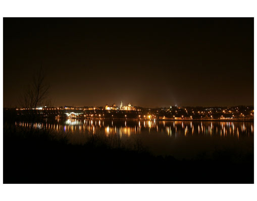 moje miasto nocą
