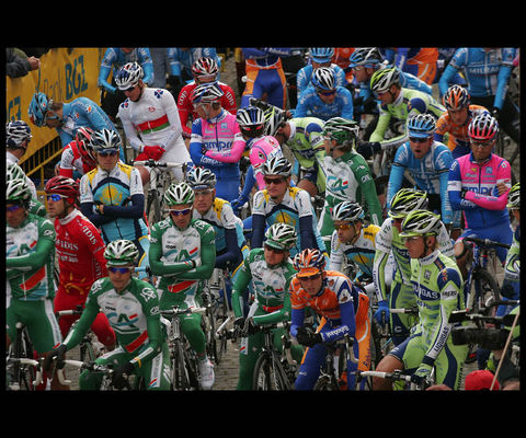 Start w Płocku
Tour de Pologne 2008
