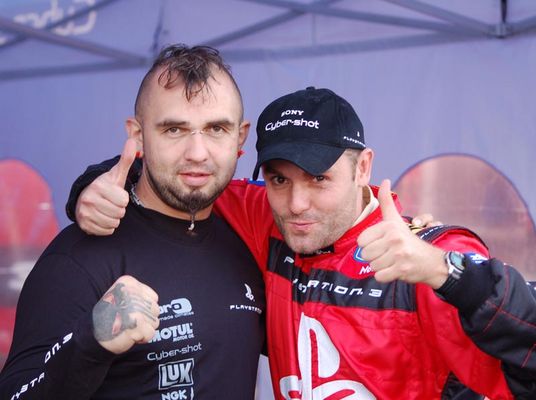 Różal i Kuchar
Marcin Różalski i Kuchar podczas Pierwszego Rajdu ORLEN w Płocku
