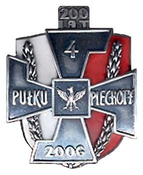 200 lecie uformowania w Płocku 4 Pułku Piechoty Księstwa Warszawskiego
medal pamiątkowy, 2006r.
Słowa kluczowe: 200 lecie uformowania w Płocku 4 Pułku Piechoty Księstwa Warszawskiego medal