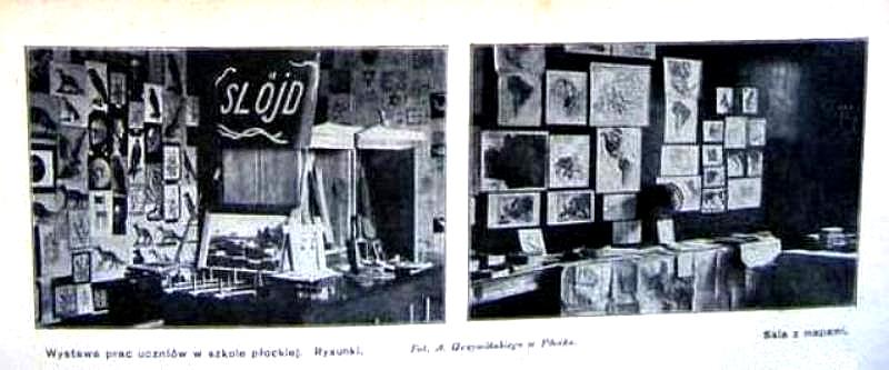 wystawa rysunków w 8-klasowym gimnazjum w Płocku
pismo "Świat" Nr 18 z 1908r.
Słowa kluczowe: gimnazjum Płock 1908r.