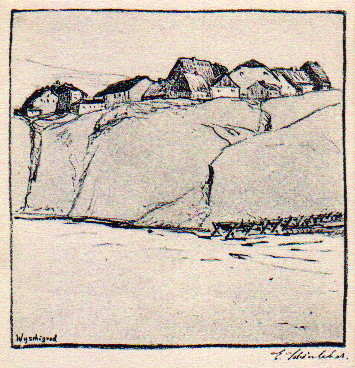 Wyszogród  (ok. 1915r.)
rys. E.Schonleber z Drezna
